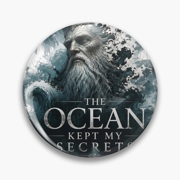 Item preview, The Ocean Kept My Secrets – Surreal Sea Deity Art designed and sold by ArtisElec.