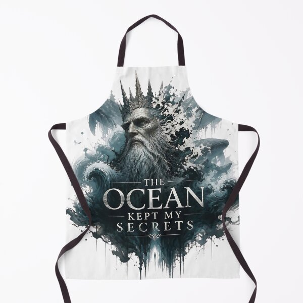Item preview, The Ocean Kept My Secrets – Surreal Sea Deity Art designed and sold by ArtisElec.