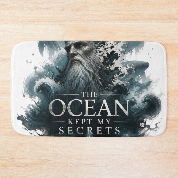 Item preview, The Ocean Kept My Secrets – Surreal Sea Deity Art designed and sold by ArtisElec.