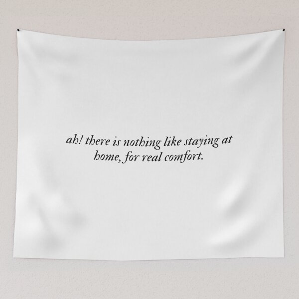 Item preview, ah! there is nothing like staying at home, for real comfort. designed and sold by bookishneighbor.