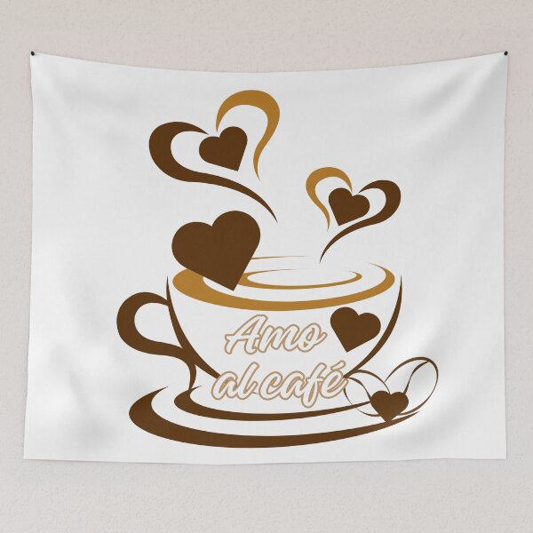 Item preview, I love Café Typography Neon designed and sold by Coffee & Designs.