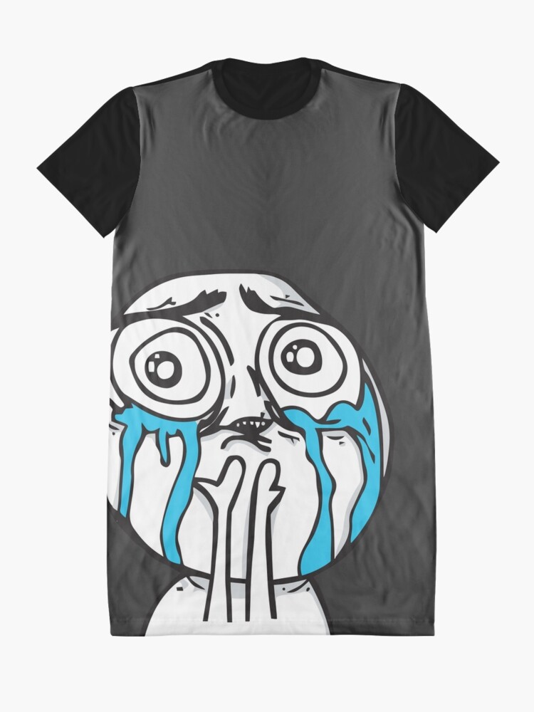 Troll Face Cuteness Overload crying emo tears Internet memes reaction face  HD HIGH QUALITY ONLINE STORE | Photographic Print