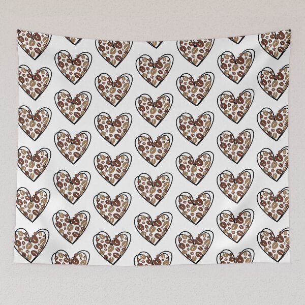 Item preview, Coffee Bean Heart Mosaic designed and sold by Coffee & Designs.