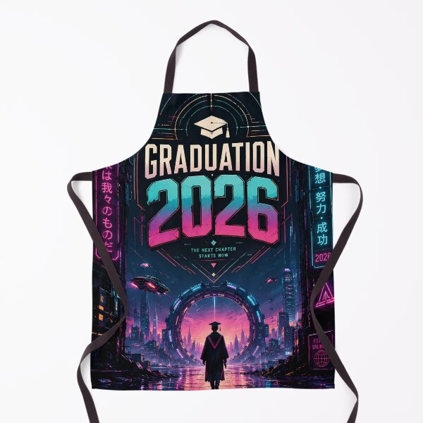 Item preview, Graduation 2026 Cyberpunk Neon Design designed and sold by KnitOfShadoF.