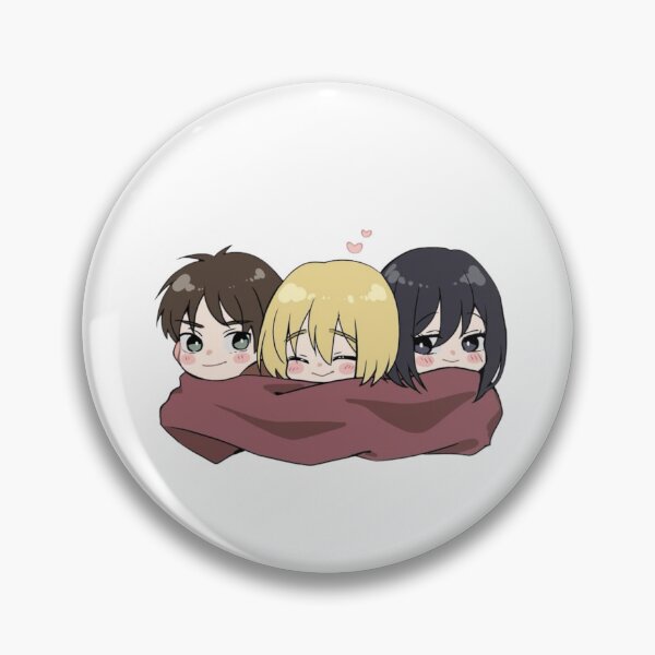 Artikelvorschau, AOT Trio Eren Mikasa Armin Schal entworfen und verkauft von Snowdog-Art.
