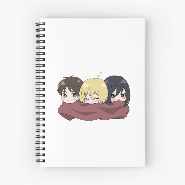 Item preview, AOT Trio Eren Mikasa Armin Pañuelo designed and sold by Snowdog-Art.
