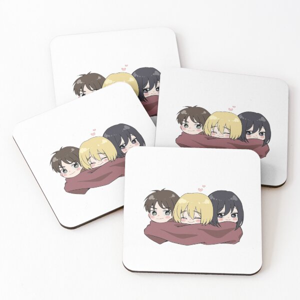 Artikelvorschau, AOT Trio Eren Mikasa Armin Schal entworfen und verkauft von Snowdog-Art.