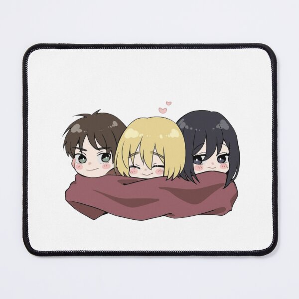 Item preview, AOT Trio Eren Mikasa Armin Scarf designed and sold by Snowdog-Art.