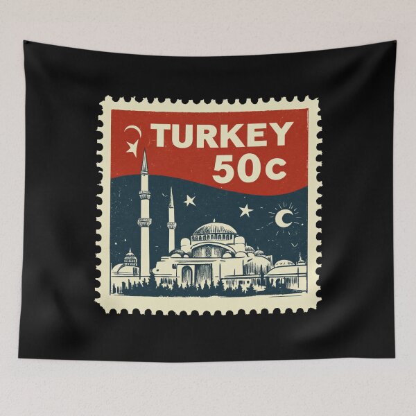 Item preview, Turkey Vintage Postage Stamp - Hagia Sophia designed and sold by tiigerdad.