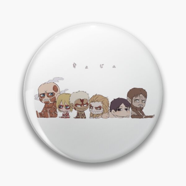Artikelvorschau, AOT Titanenwandler-Gruppe Chibi entworfen und verkauft von Snowdog-Art.