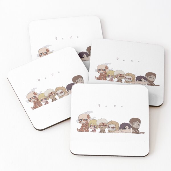 Item preview, AOT Titan Shifters Group Chibi designed and sold by Snowdog-Art.