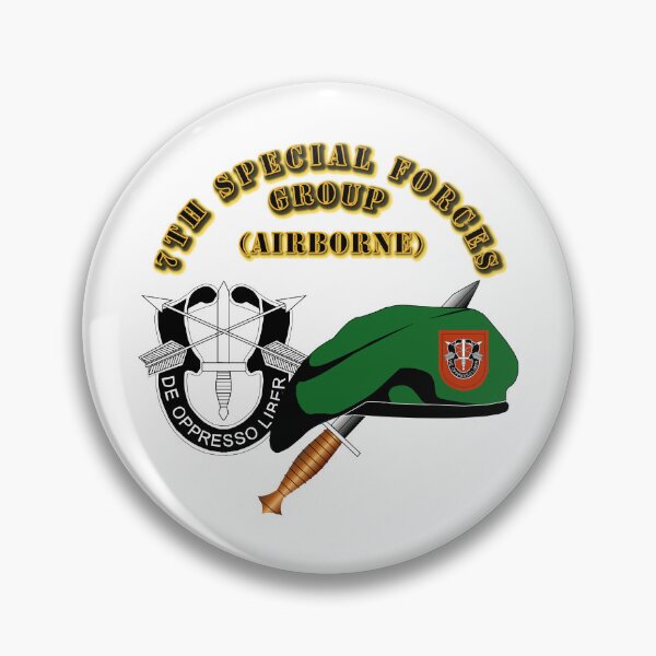 Item preview, Emblem - SOF - 7th SFG - Beret - DUI - Dagger - 1 designed and sold by Military Insignia Products.
