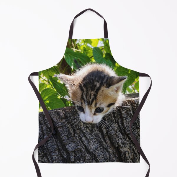 Item preview, Adorable Little Kitten on a Tree Stump designed and sold by inspiration3.