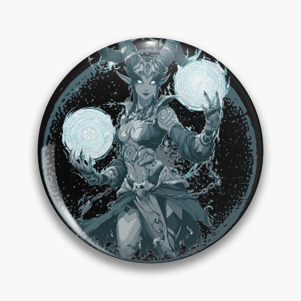 Item preview, Frost Rune Witch Gothic Magic Illustration designed and sold by Szpaku desart .