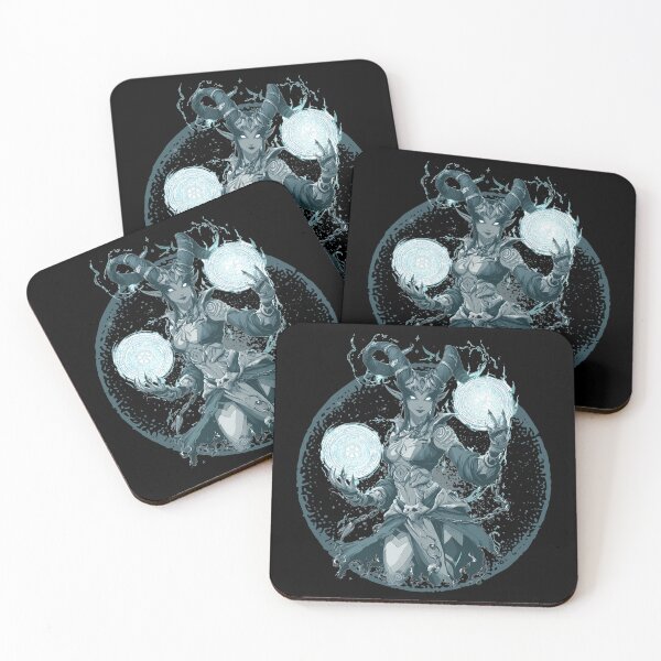 Item preview, Frost Rune Witch Gothic Magic Illustration designed and sold by Szpaku desart .