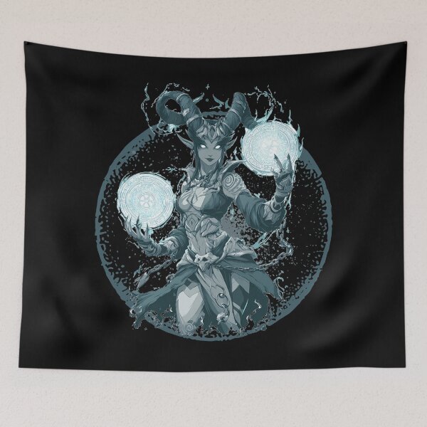 Item preview, Frost Rune Witch Gothic Magic Illustration designed and sold by Szpaku desart .