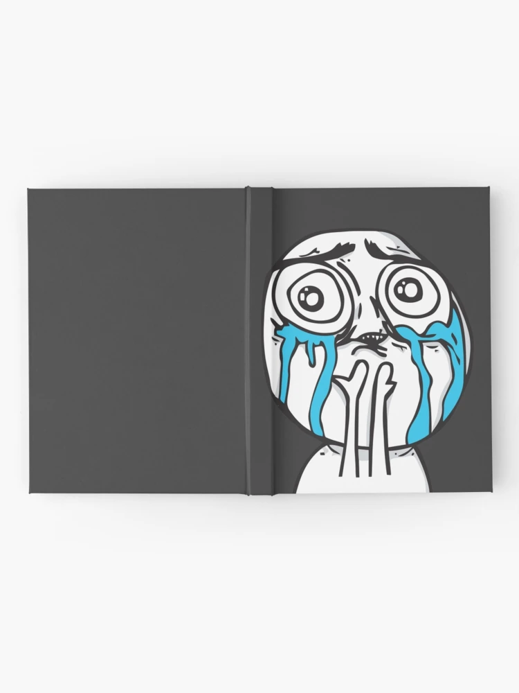 Troll Face Cuteness Overload crying emo tears Internet memes reaction face  HD HIGH QUALITY ONLINE STORE | Photographic Print