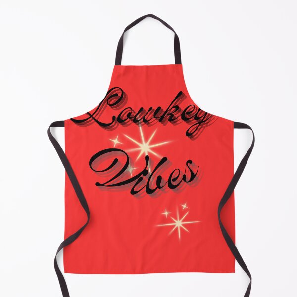 Item preview, Lowkey Vibes Sparkle Script Red Aesthetic Print designed and sold by Extremeallie.
