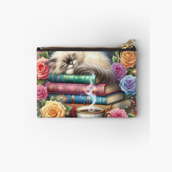 Item preview, Un gato acogedor entre libros designed and sold by EdicrisR.