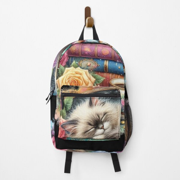 Item preview, Cozy Cat Among Books designed and sold by EdicrisR.
