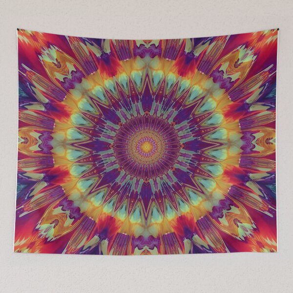 Item preview, Fiery Flower Kaleidoscope designed and sold by Digitaload.
