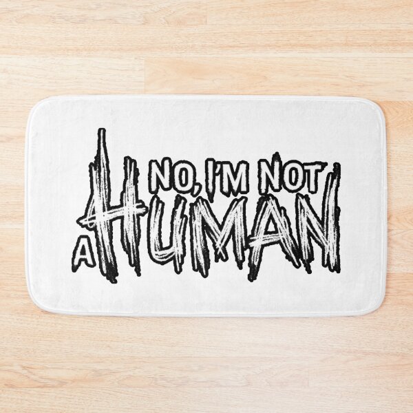 Item preview, NO IM NOT A HUMAN (INDIE HORROR VIDEO GAME LOGO) designed and sold by Python Designs .
