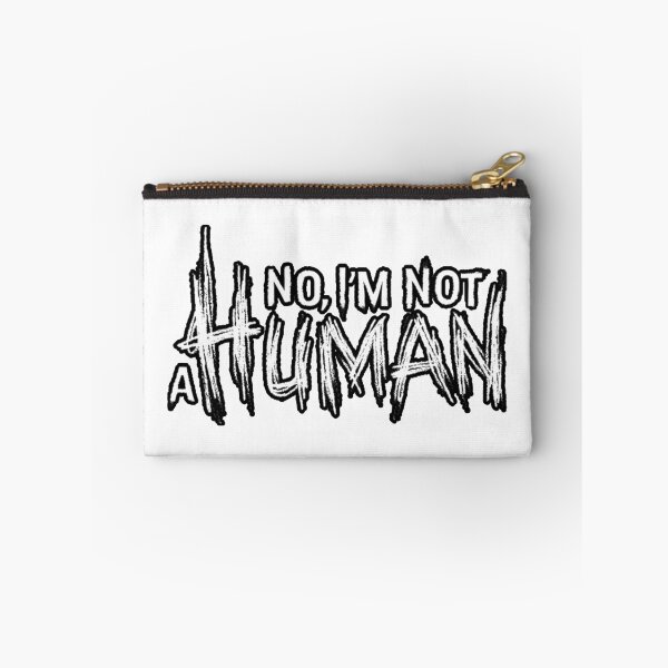 Item preview, NO IM NOT A HUMAN (INDIE HORROR VIDEO GAME LOGO) designed and sold by Python Designs .