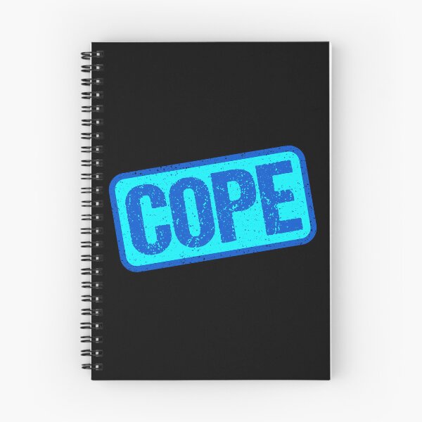 Item preview, Cope, Blue Stamp Outline designed and sold by Memes N Lore .