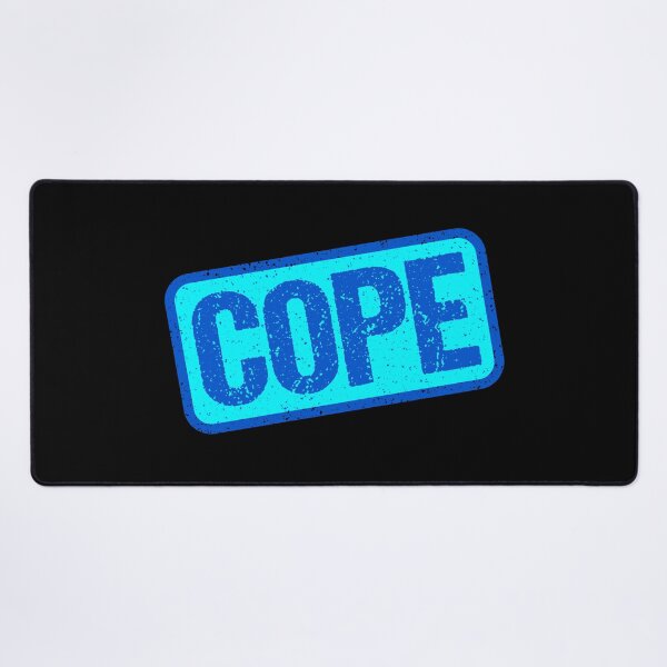 Item preview, Cope, Blue Stamp Outline designed and sold by Memes N Lore .