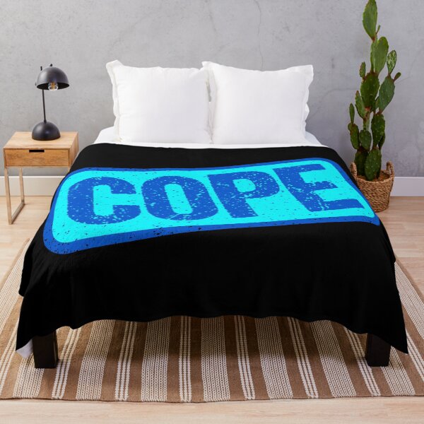 Item preview, Cope, Blue Stamp Outline designed and sold by Memes N Lore .