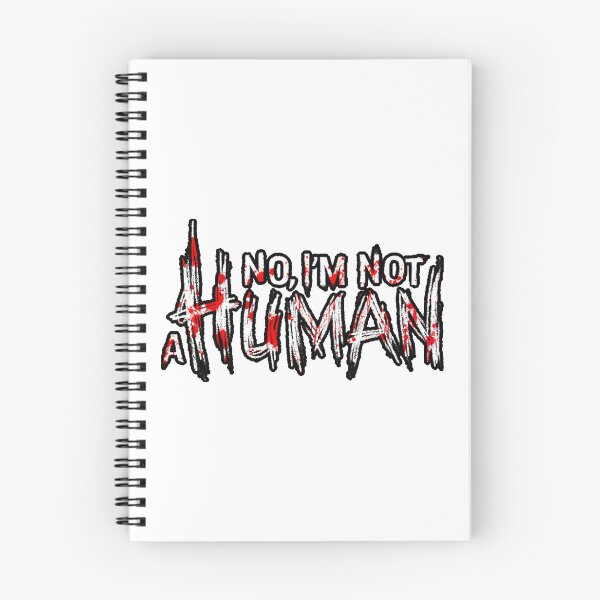 Item preview, NO IM NOT A HUMAN (INDIE HORROR VIDEO GAME LOGO 2) designed and sold by Python Designs .