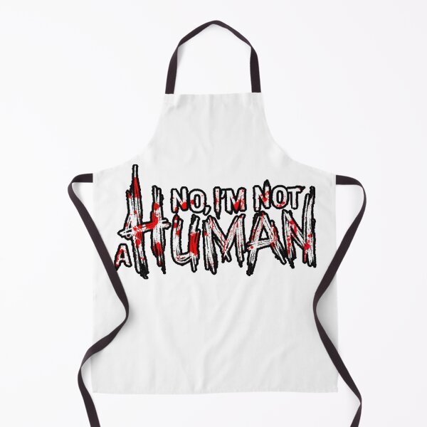 Item preview, NO IM NOT A HUMAN (INDIE HORROR VIDEO GAME LOGO 2) designed and sold by Python Designs .