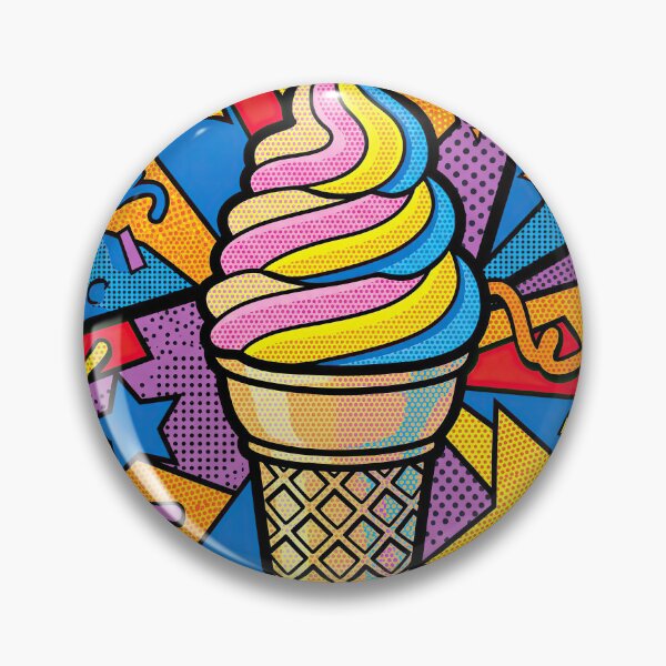 Item preview, Ice Cream Cone Pop Art Style designed and sold by Maria Dryfhout.