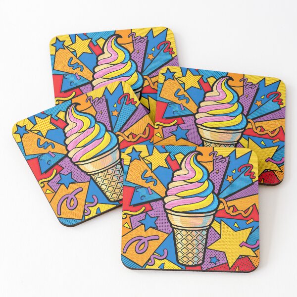 Item preview, Ice Cream Cone Pop Art Style designed and sold by Maria Dryfhout.