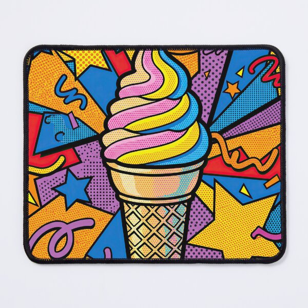 Item preview, Ice Cream Cone Pop Art Style designed and sold by Maria Dryfhout.