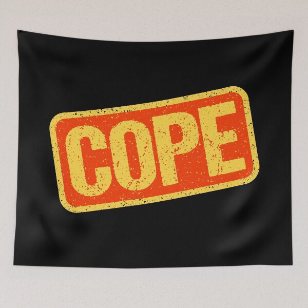 Item preview, Cope, Orange Stamp Outline designed and sold by Memes N Lore .