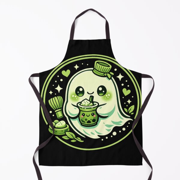 Item preview, Matcha Green Tea Kawaii Ghost designed and sold by redsharkuk.
