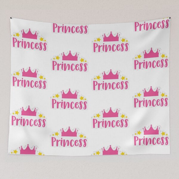 Item preview, Princess Crown Pink Cute Sticker Design designed and sold by PixelVibe Art.