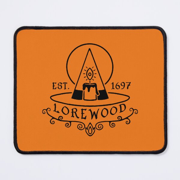 Item preview, Lorewood Logo - The Curse of The Wax Witch - Black designed and sold by Katie Marshall.