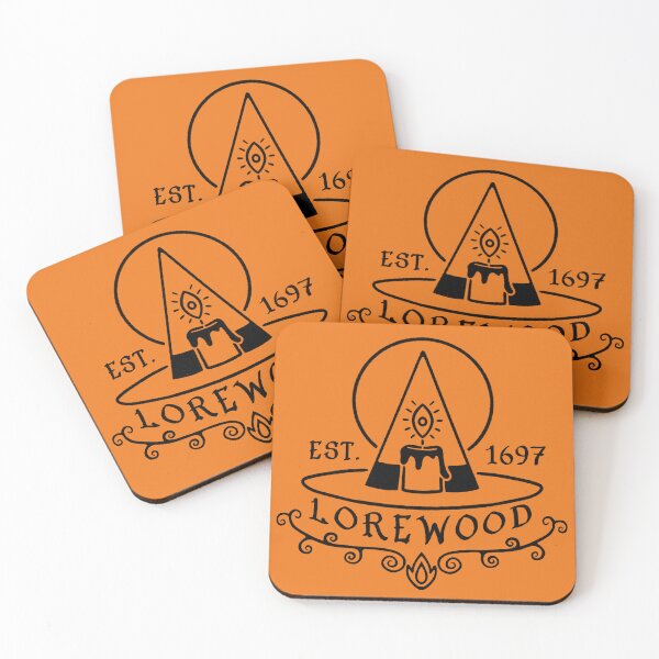 Item preview, Lorewood Logo - The Curse of The Wax Witch - Black designed and sold by Katie Marshall.