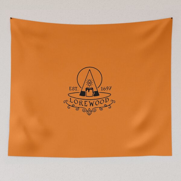 Item preview, Lorewood Logo - The Curse of The Wax Witch - Black designed and sold by Katie Marshall.