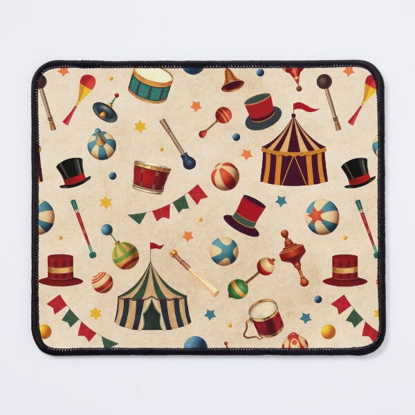 Item preview, Vintage Circus Accessories Pattern | Gift for Circus Lover designed and sold by UnhingedBird.