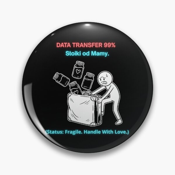 Item preview, Black DATA TRANSFER 99% Słoiki od Mamy - Funny Polinglish Polish Expat Gift designed and sold by VibePolinglish.