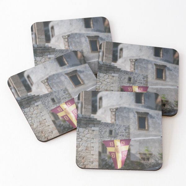 Item preview, Flags Flying in Monemvasia Greece designed and sold by PhotoArt by Joan Carroll.