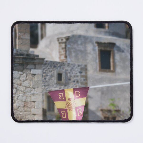 Item preview, Flags Flying in Monemvasia Greece designed and sold by PhotoArt by Joan Carroll.