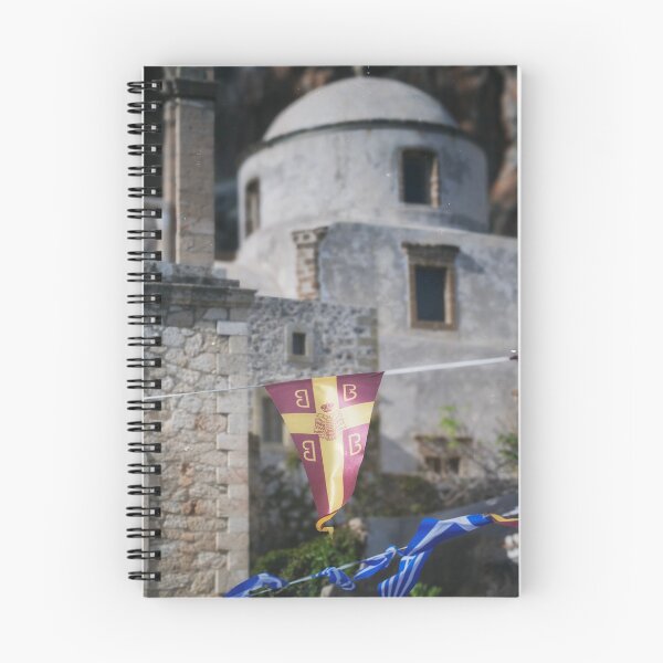 Item preview, Flags Flying in Monemvasia Greece designed and sold by PhotoArt by Joan Carroll.