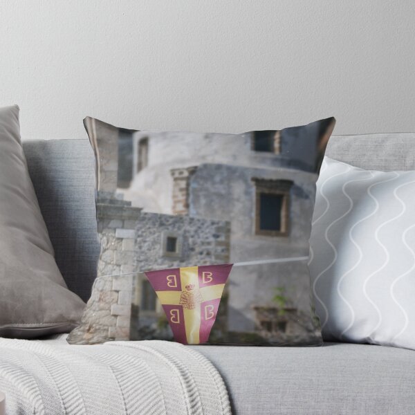 Item preview, Flags Flying in Monemvasia Greece designed and sold by PhotoArt by Joan Carroll.