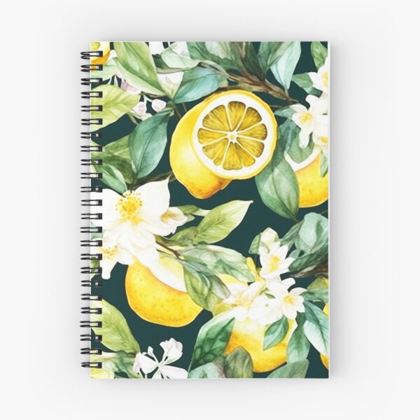 Item preview, Sicilian Lemon Pattern and Blooms Amalfi Coast Italy  designed and sold by PG Illustration.