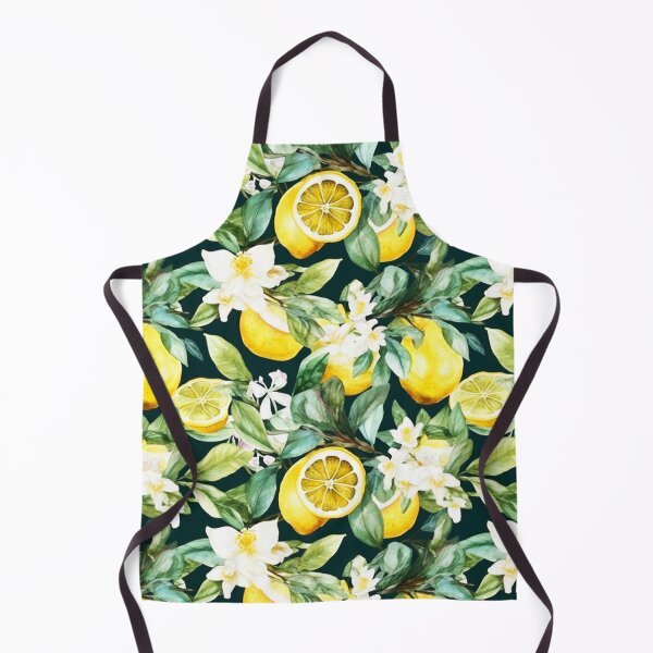 Item preview, Sicilian Lemon Pattern and Blooms Amalfi Coast Italy designed and sold by PG Illustration.