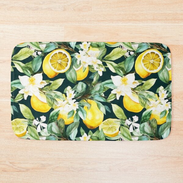 Item preview, Sicilian Lemon Pattern and Blooms Amalfi Coast Italy  designed and sold by PG Illustration.